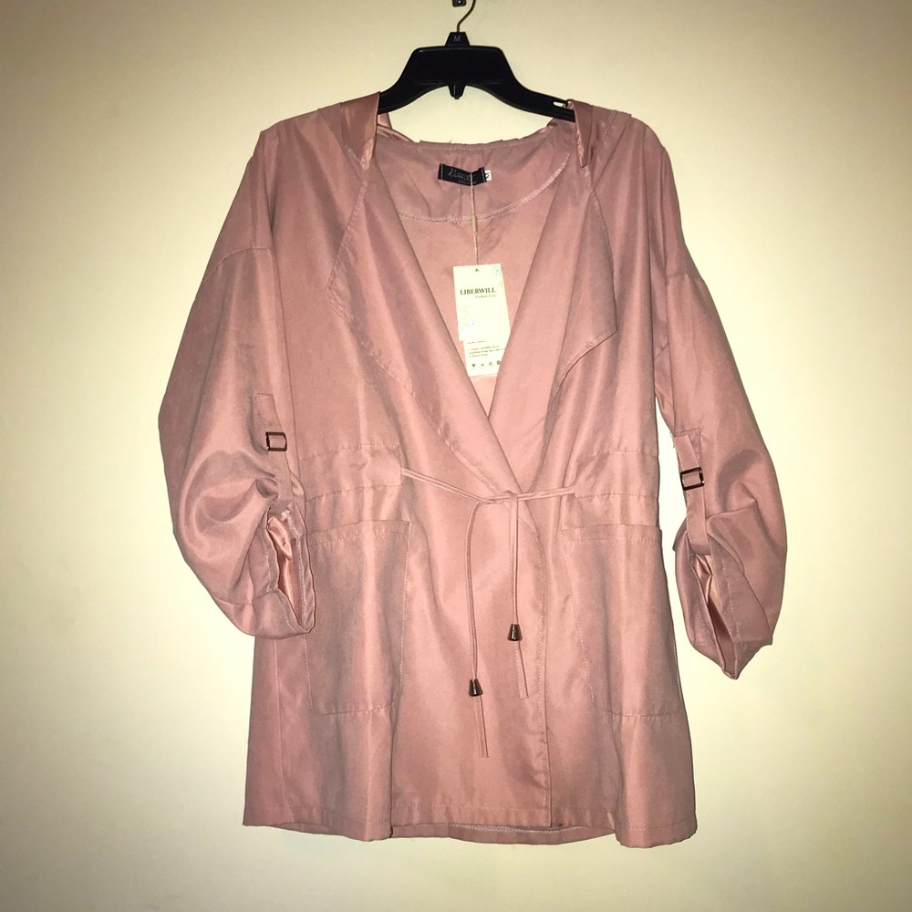 NWT Pink Loose Fitted Jacket